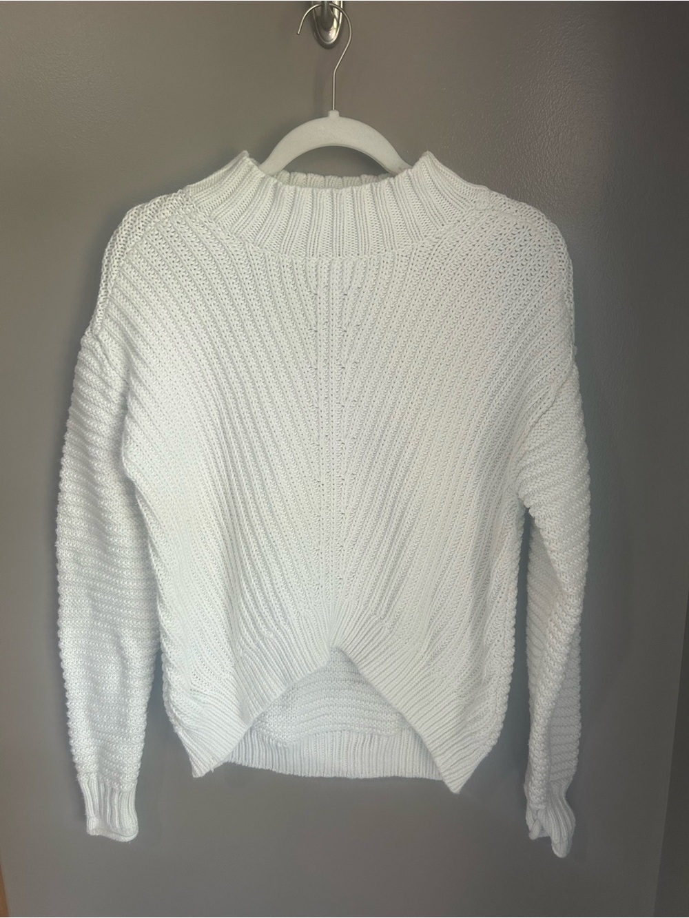 Textured Turtleneck - Lucky Brand - Ribbed Mock Neck Women's Sweater - Picture 6 of 14